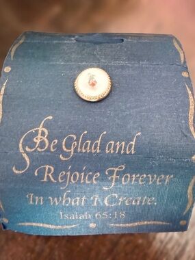 Christian Card Mustard Seed Faith Pin Vintage